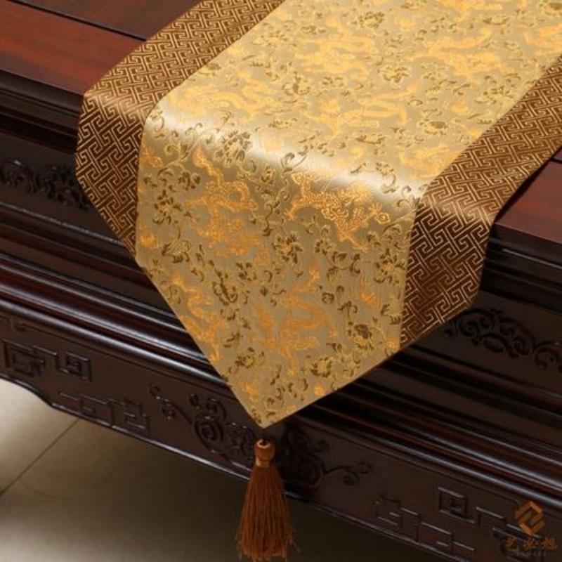 Китайский парчовый ткацкий стол, флаг, модный простой сельский стол, флаг, ткань для чайного стола, ткань для художественного стола, ткань для стола