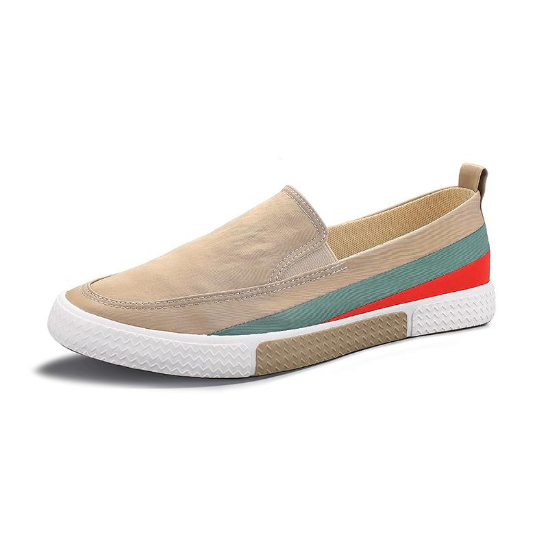 Модная мужская обувь Мягкие кроссовки Slip-On, обувь для тенниса, новая повседневная обувь для мужчин из парусины, дышащая, летняя обувь для отдыха на открытом воздухе, для вождения