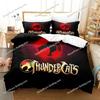 Thundercats Роскошный Комплект Постельного Белья Японское Аниме Мультфильм Пододеяльник Комплект Одеяло Покрывало Размер Twin Single С Принтом Домашний Текстиль