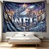 Гобелен с принтом NFL - Портативная ткань для настенного декора, для дома, общежития, путешествий, спальни, гостиной - Идеальный подарок на день рождения, новоселье