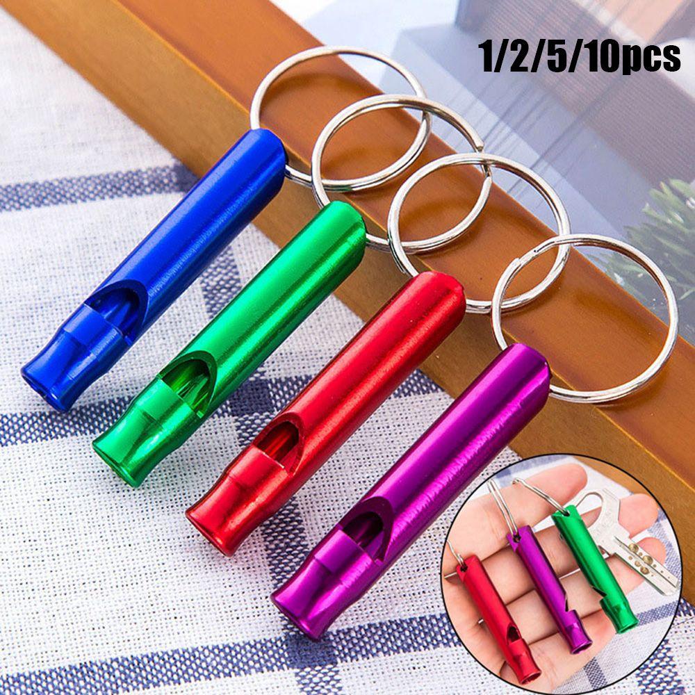 Aluminum Camping Hiking Outdoor Training Accessories Survival Whistle Emergency Whistles EDC Tools