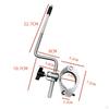 Drum Set Microphone Mount Cymbal Stand Holder Clamp Z Shape Rod Musical Instrument Supplies
