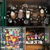 Milk Tea Cup Static Window Sticker Cartoon Ice Cream Glass Door Decals  Cafe Bread Shop