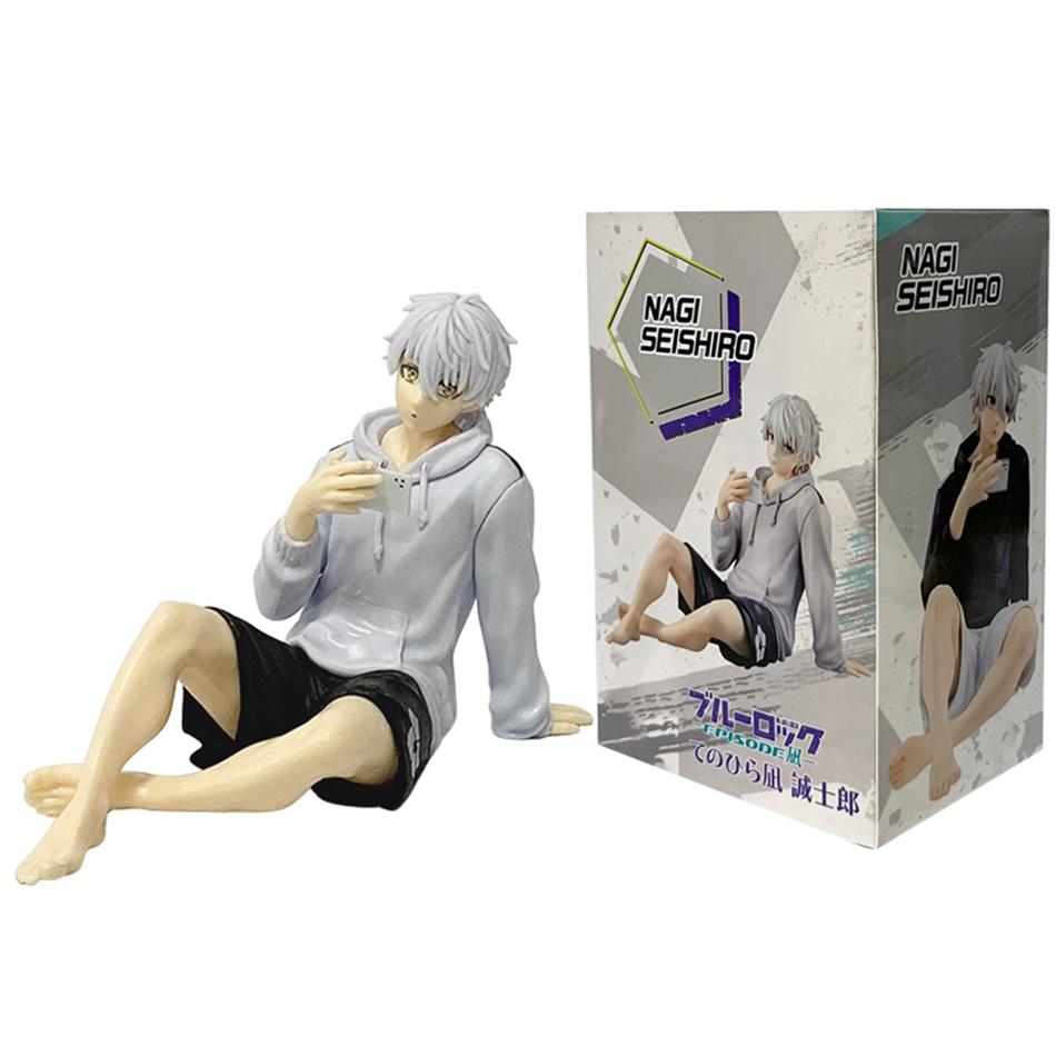 Аниме 8,5 см Megahouse Blue Lock Наги Сэйсиро GEM Аниме Фигурка ПВХ Милая Настольное Украшение Модель Игрушки Детские Рождественские Подарки