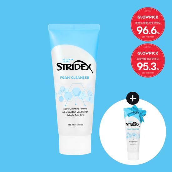 STRIDEX Mildly Alkaline Hypoallergenic Cleansing Foam 150ml Special Offer (+15ml)