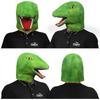 Cute Green Snake Funny Animal Headgear Masquerade Live Broadcast Mask Halloween Festival Party Performance Props