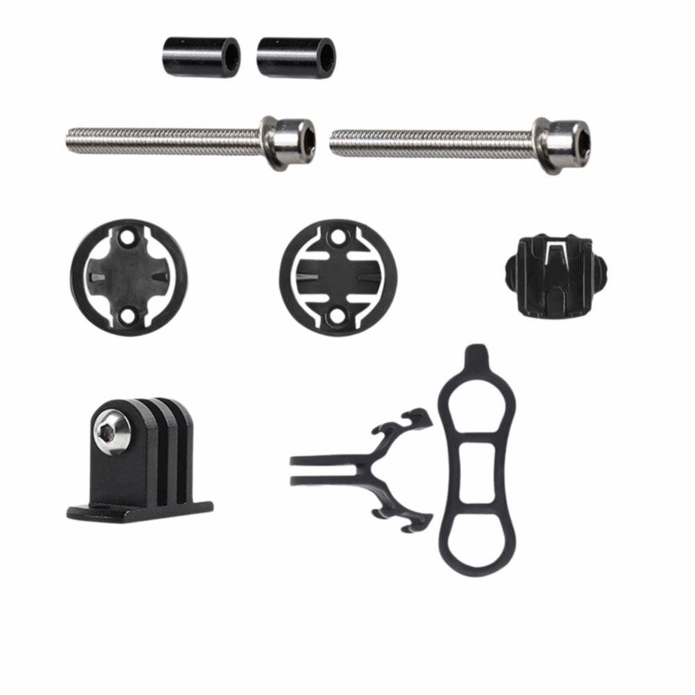Black Bike Computer Mount Holder Cycling Computer Bracket for Garmin/ Bryton/Cateye Bike Handlebar