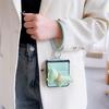 Подходит для чехла на мобильный телефон Samsung ZFlip5, портативное кольцо для подвешивания, кожаный чехол-пуховик zflip3, складной защитный чехол, все включено.