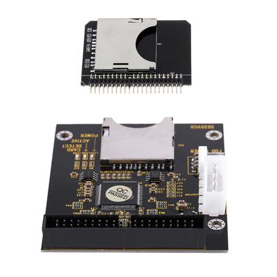 Карта-конвертер SSD 44 контакта SD в 2,5 дюйма IDE 44 контакта SD в 3,5 дюйма IDE Карта расширения памяти Карта-адаптер 5 В для ноутбука, планшета