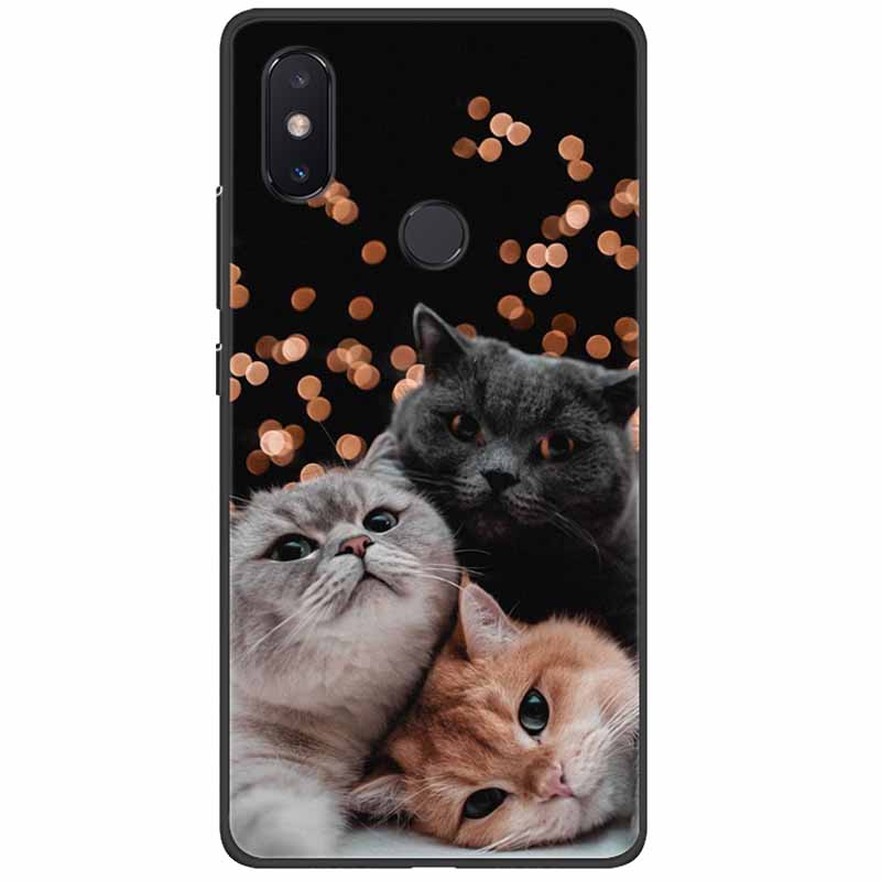 Чехол для Xiaomi Mi Max 3 Чехол Mix3 Mix2s Мягкий Силикон ТПУ Кот Лев Задние Чехлы Для Xiaomi Mi Mix 2s Чехлы 2 Max3 Max2 Fundas