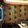 KTV Wallpaper Karaoke Hall Flash Wall Cloth 3D Reflective Plaid Geometric Pattern Graphic Theme Box Background Wall Wallpaper
