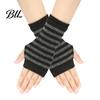 UV Protection Gloves for Driving 1 Pair Half Finger Women, Breathable Sun Gloves, Protective Hand Sleeves Non Slip Lightweight Athletic Outdoor Sports