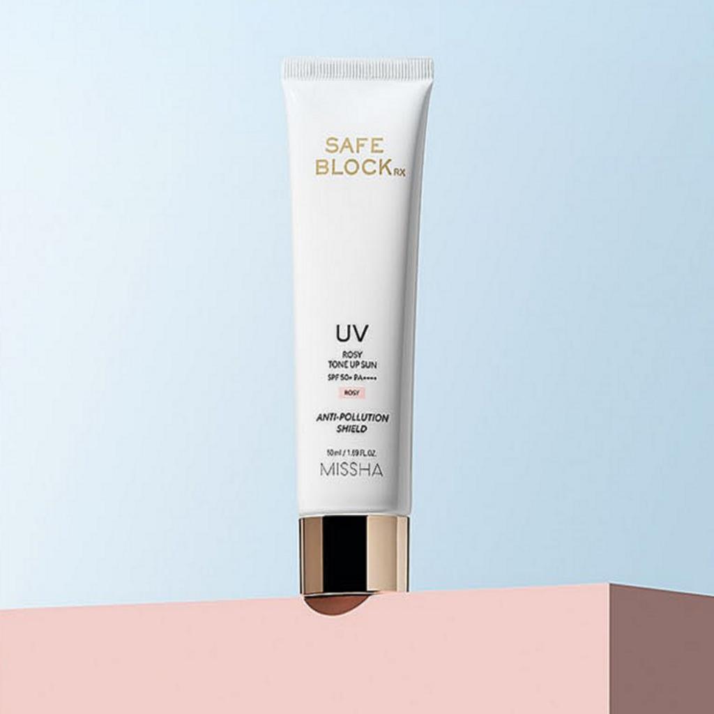 MISSHA SAFE BLOCK RK UV BRIGHTENING TONE UP SUN, UV COVER TONE UP SUN, UV ROSY TONE UP SUN SPF 50+ PA++++ 50ml