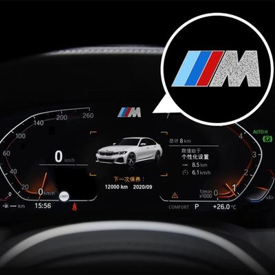 Металлическая эмблема Наклейки для украшения автомобиля Светоотражающие наклейки на стеклоочиститель для M Power Performance M3 M5 X1 X3 X5