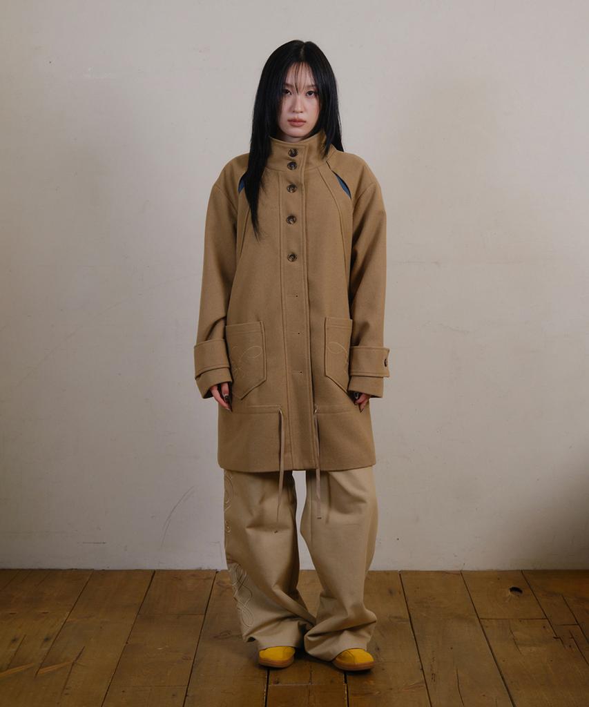 Reflective Room Nomad Half Coat (Camel)