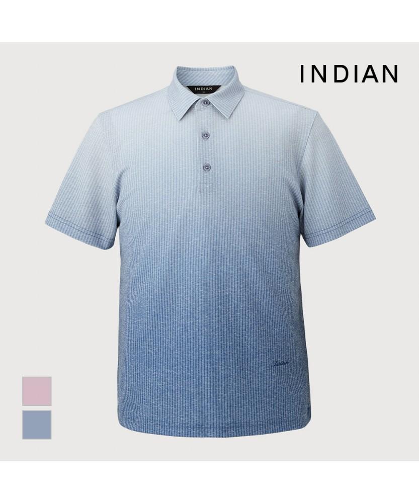 INDIAN Gradient Y-Collare T-Shirt_Mitas3M3111