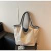 Dopamine Contrasting Color Large-capacity Tote Bag Summer New Simple Temperament Lazy Wind Shoulder Bag