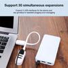 1.2M Usb Cable Extension Charger Line Hub More Than Splitter New Style 3 Usb Hub Charging Cable Fast Charge Usb Extension