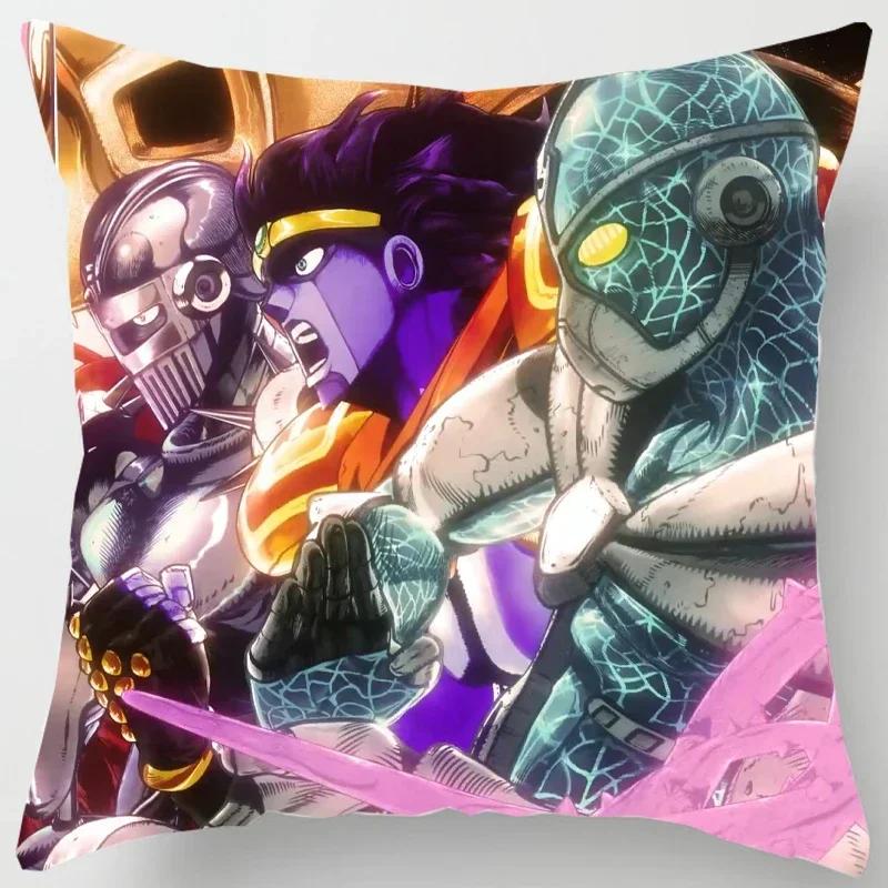 Аниме Jojo's Bizarre Adventure Джотаро Наволочка Для Дивана Домашняя Декоративная Наволочка Для Подушки Полиэстер Наволочка Поддержка