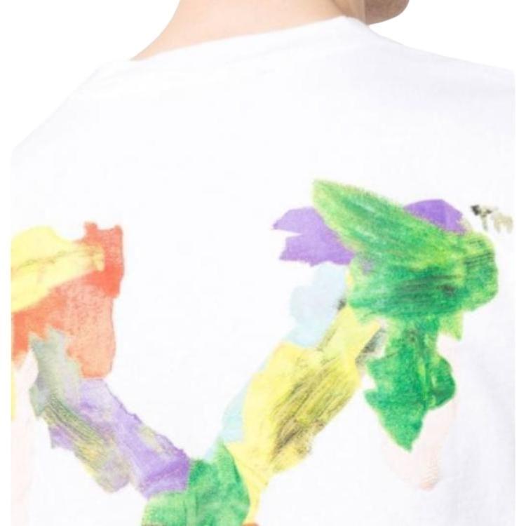 OFF WHITE Футболка мужская Белая SS23 OMAA027S23JER0040184