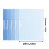 5PCS/Set Rotating Side Opening A4 File Folder Gradient Color File Organizer  School Office