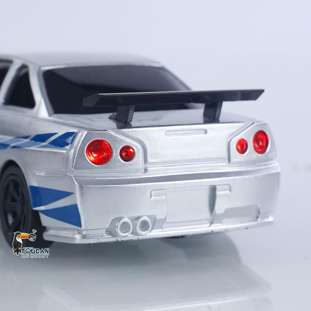 AAXV1 1/43 RC Racing Car Radio Controlled High Speed Drift Car Vehicle 4WD RTR Mini Car Toy 2.4G Battery Lights Gyroscope Gift