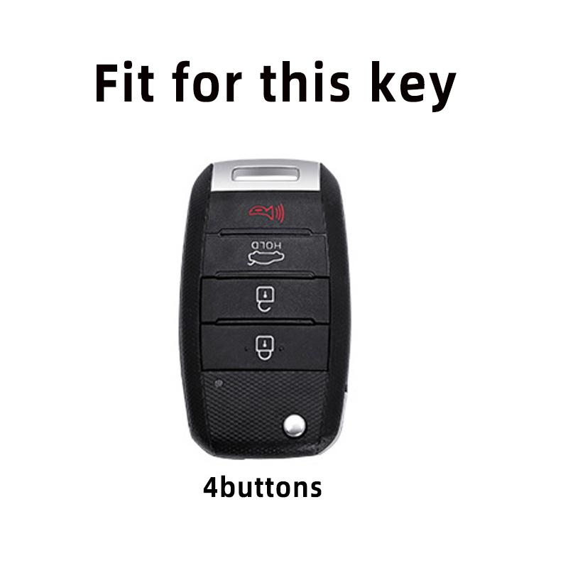 4 кнопки TPU откидной чехол для пульта дистанционного управления защитный чехол для автомобильного ключа для Kia Rio Optima Sportage Sorento Soul Ceed Cerato Forte Seltos