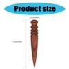 Leather Edges Burnisher Round Head with 4 Grooves Wood Edging Slicker and Tip, Leather Craft Edging Polishing Tool