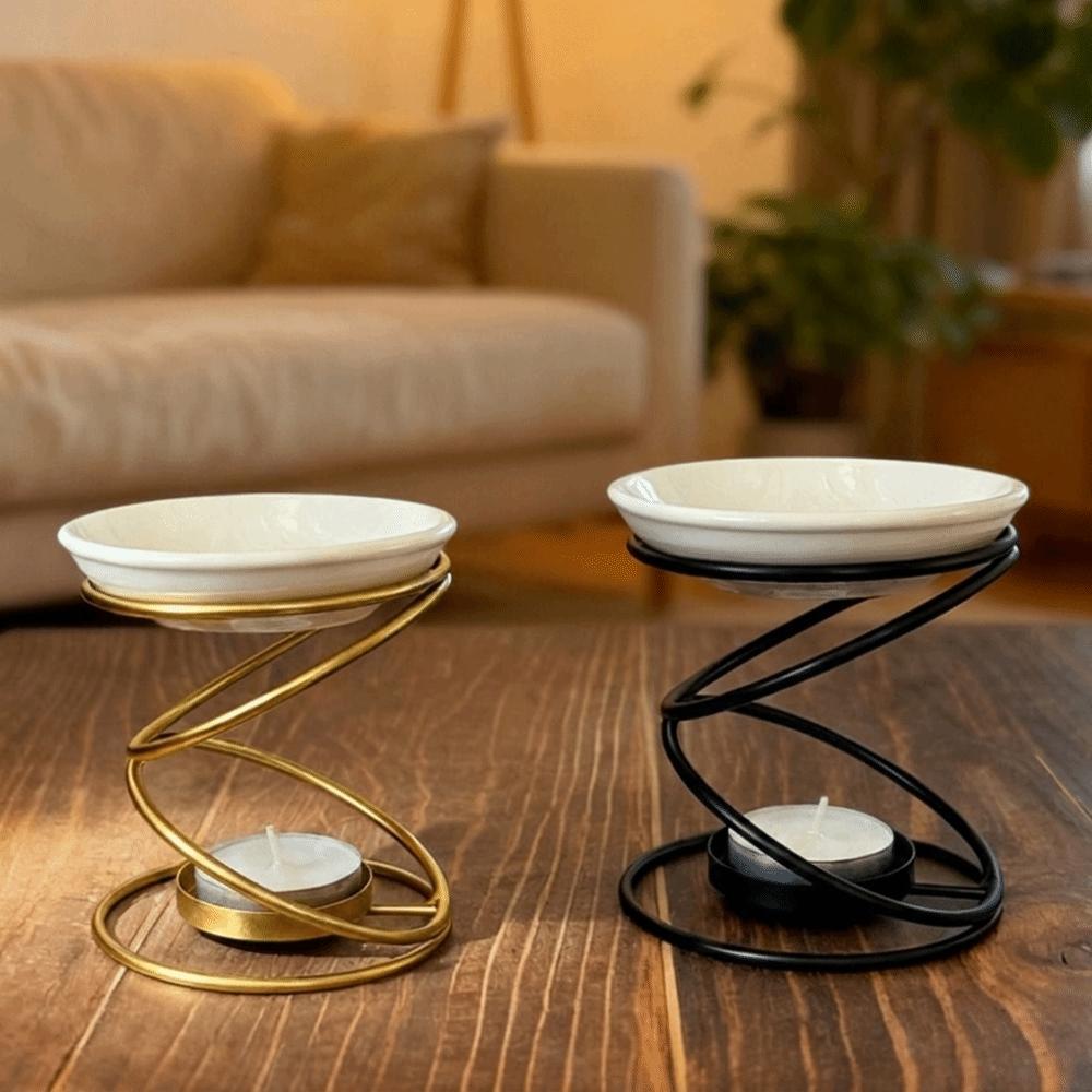 Minimalist Essential Oil Burner Modern Incense Burner Tea Light Wax Melt Burner SPA