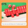 Shut The Box Board Game with 12 Dice Educational Dice Strategy Game 2-6 Players Kids Adults Family Night Party Interactive Wooden Close The Box Toy