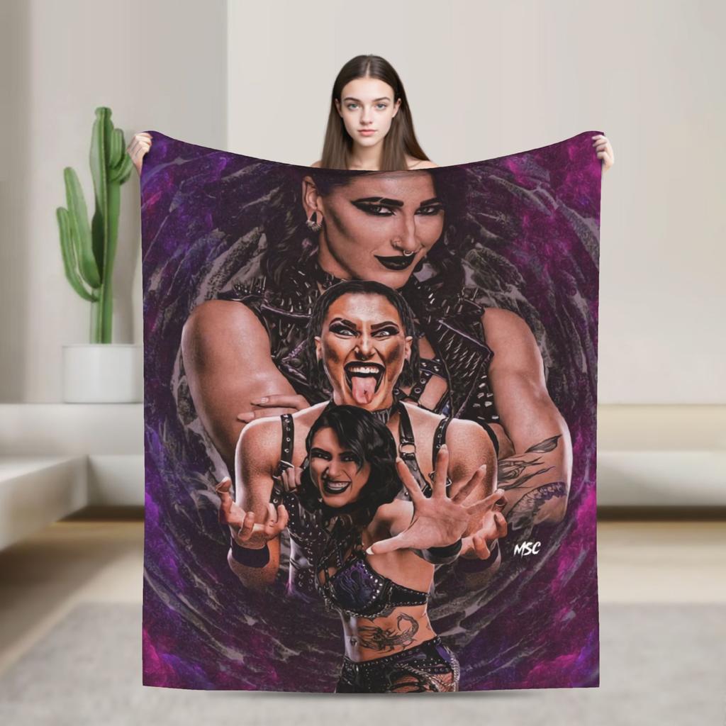 Рея Рипли Одеяла для рестлеров Теплое Мягкое Новинка Плюшевое Одеяло-плед для Девочек Мальчиков Уличное Фланелевое Покрывало Покрывало для Кровати