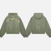 BeatStreet Американский Ретро Повседневный Свободный Модный Бренд Буквы Худи Куртки Харадзюку Эстетика Панк Простой Универсальный Классика Худи