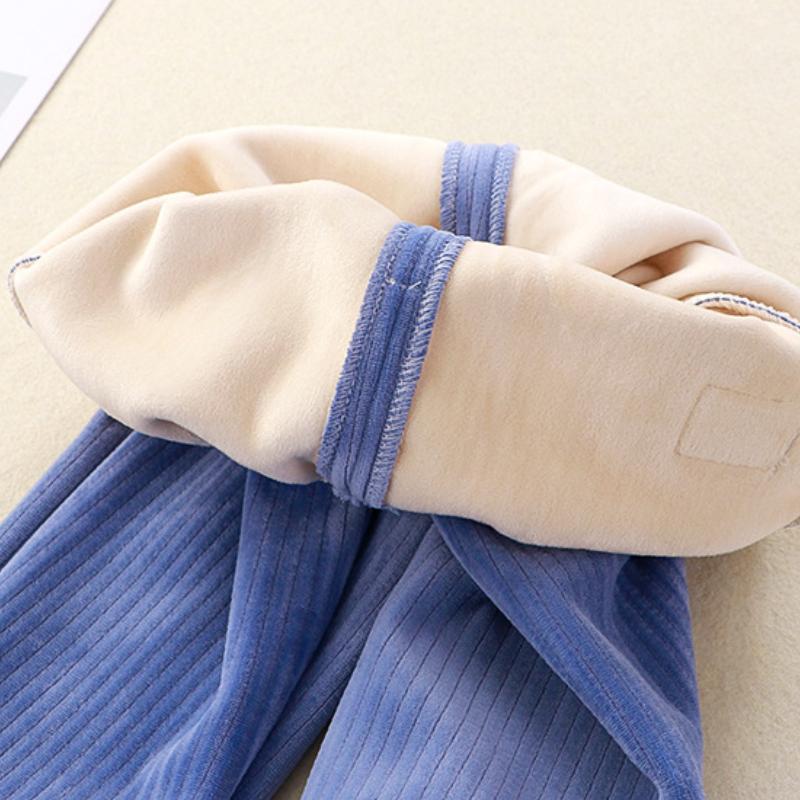 Детские штаны с подкладкой, детские новые спортивные штаны для осени и зимы, утолщенные теплые штаны для мальчиков и девочек, детская верхняя одежда, брюки с эластичной резинкой на талии