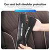 BLZ3   Carbon Car Safety Seat Belt Shoulder Pad Protection Cover For Mercedes Benz AMG C180 C300 W124 W176 W177 C200 C260 GLC CLE CLA