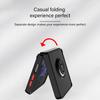 Shockproof Matte Phone Case for Samsung Galaxy Z Flip 6 5 4 3 Protective Cover Ring Stand Holder Shell Business Full Protection