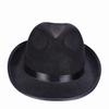 Производитель Черная джазовая шляпа-цилиндр Поставка для шляпы из полиэстера