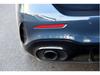 Черный двойной/четверной выхлопной патрубок для Mercedes-Benz A-Class A200 A220 W177, A35, A45, AMG задняя губа