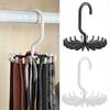 20 Claw 360 Degree Rotatable Tie Rack Scarf Organizer Silk Scarf Hanger Multifunctional Storage Rack Belt Holder Accessories