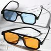 2PCS Retro Style Square fashion Men's Sunglasses Outdoor Sports Vacation Beach Summer Decorative Glasses