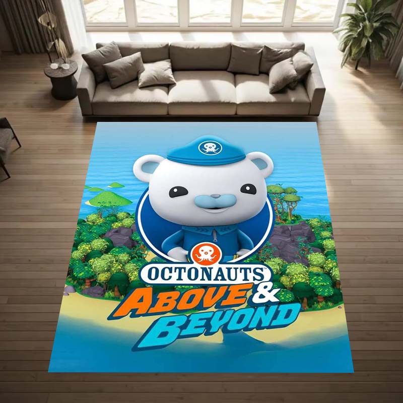 Octonauts game room non-slip mats are also suitable for men's bedrooms, living rooms, sofas, and other places, and are washable,