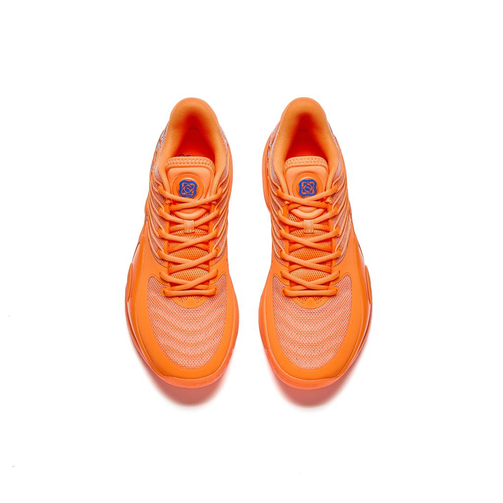 Anta Shunxi 2 Energy Orange Nitrogen Technology Professional Performance Shock Absorption Wear Resistant Low Top Basketball Shoes 912511107Q-9