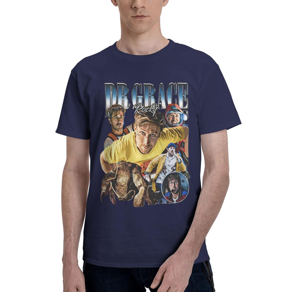 Custom Cool Ryland Grace Scifi T Shirt Unisex Short Sleeves Pure Cotton Tshirt Leisure Project Hail Mary Film Tees Tshirts