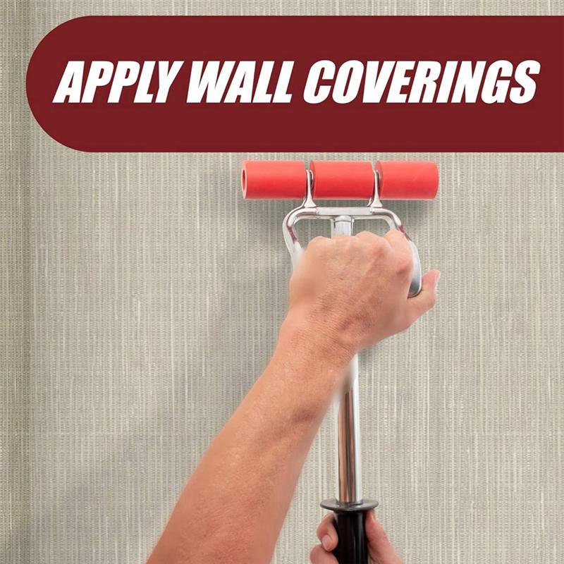 Тенденция 2025 года Выдвижной сверхпрочный ролик для пола и стен для ламината, LVP, ковра, плитки и настенных покрытий, выдвигается до 27 дюймов