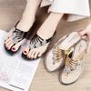 Women's Slippers Summer Sandals New Flat Silver Women's Shoes Light Slippers Women's Outerwear Casual Flip Flops