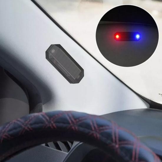 Светодиодный мигающий предупреждающий световой сигнал Anti-theft Солнечные аксессуары Интерьер автомобиля
