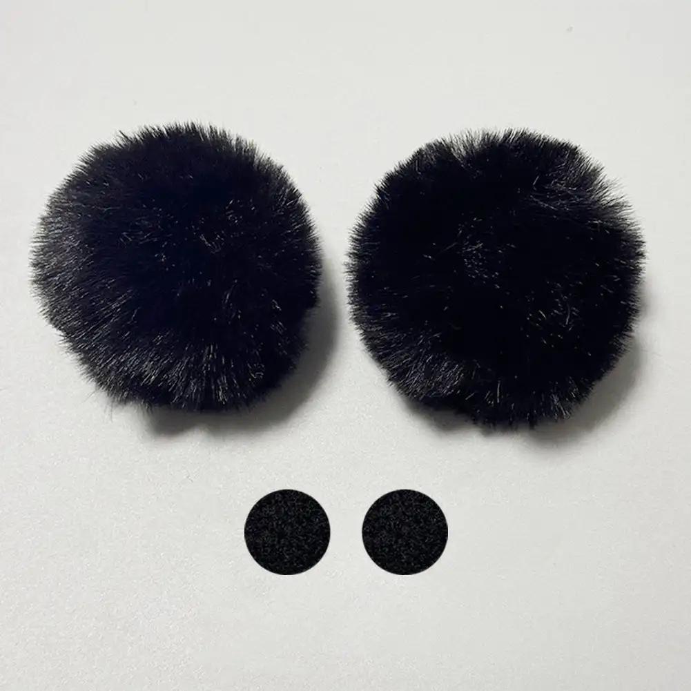2 шт./пара креативный милый мотоциклетный шлем плюшевые кошачьи ушки шарики декоративный шлем для мотокросса декоративная наклейка аксессуары косплей стиль