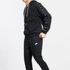 Nike Весенняя спортивная куртка с капюшоном Nsw Big Swoosh на молнии для мужчин, черные CD0420-010