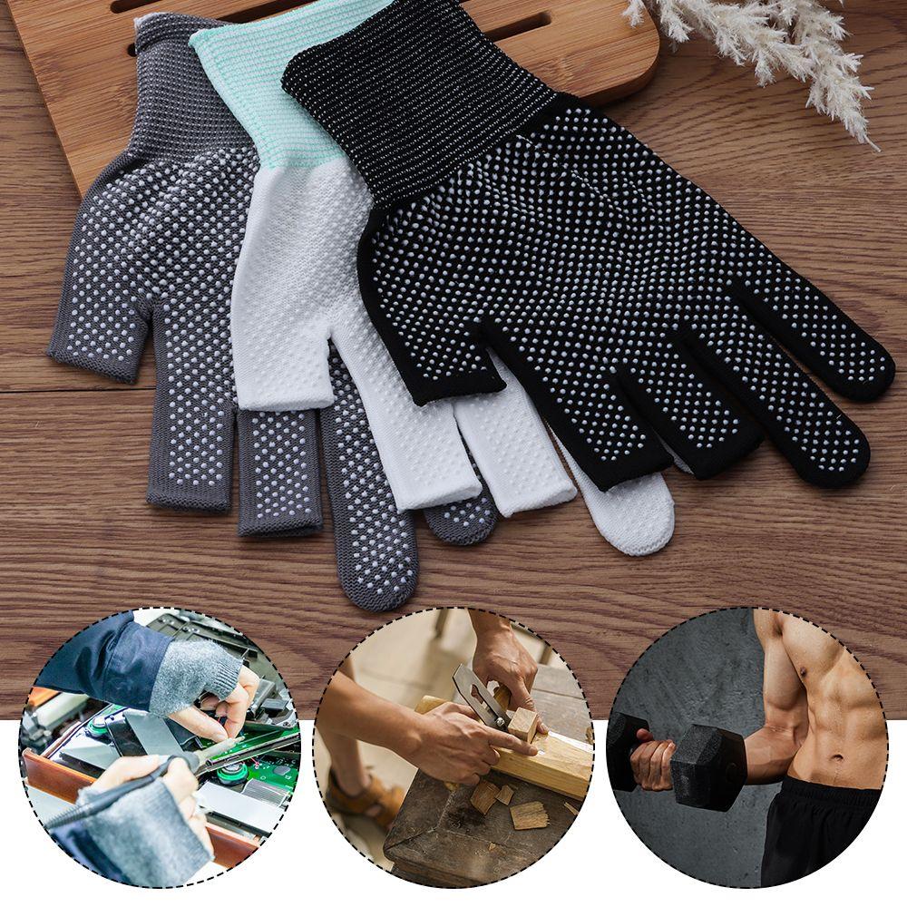 Sports/Biking Stretch Anti-Slip Fishing Gloves Sun Protection Driving Mittens Open/Half Fingers