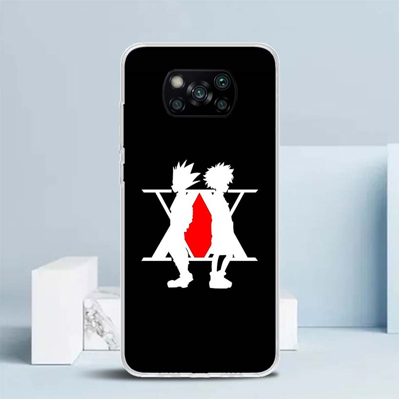 Черно-белый Охотник HXH Мягкая обложка для Xiaomi Poco F7 Ultra X7 X6 X5 Pro M7 Чехол для телефона Redmi 15 15C 13 13C 12 12C 10 10C Печать Sh