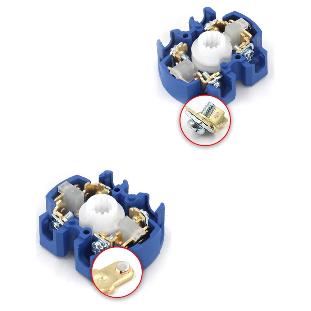 Enclosed Changeover Switch 380V 25A 3 Position 12 Terminals  Rotary Cam